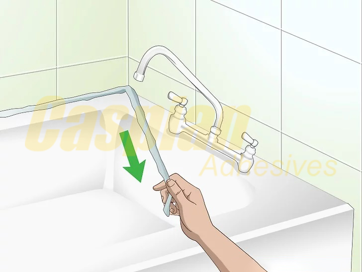 How To Remove Silicone Sealant Daqiq, How To Remove Silicone Caulk From Bathtub